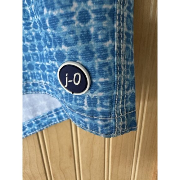Johnnie-O Trunks Men's Tyndall Boardshorts Swim Riptide Blue Size Large EUC - Picture 2 of 8